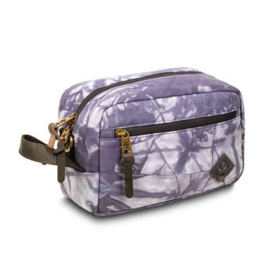The Stowaway (Canvas Collection) Toiletry Kit in Tie Dye by Revelry